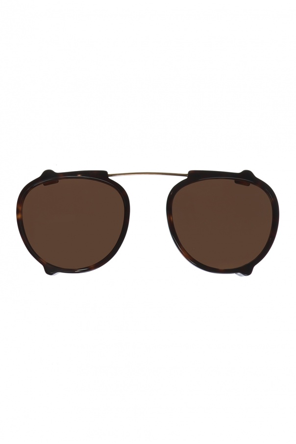 Burberry clip 2024 on sunglasses